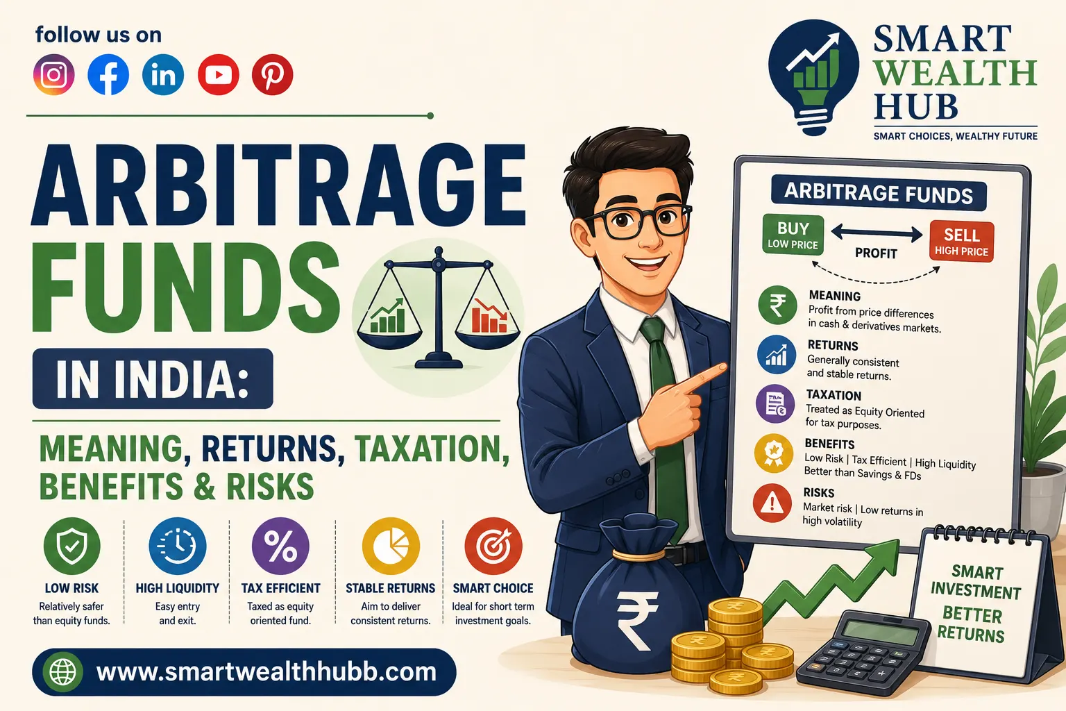 Arbitrage Funds in India: Meaning, Returns, Taxation, Benefits & Risks