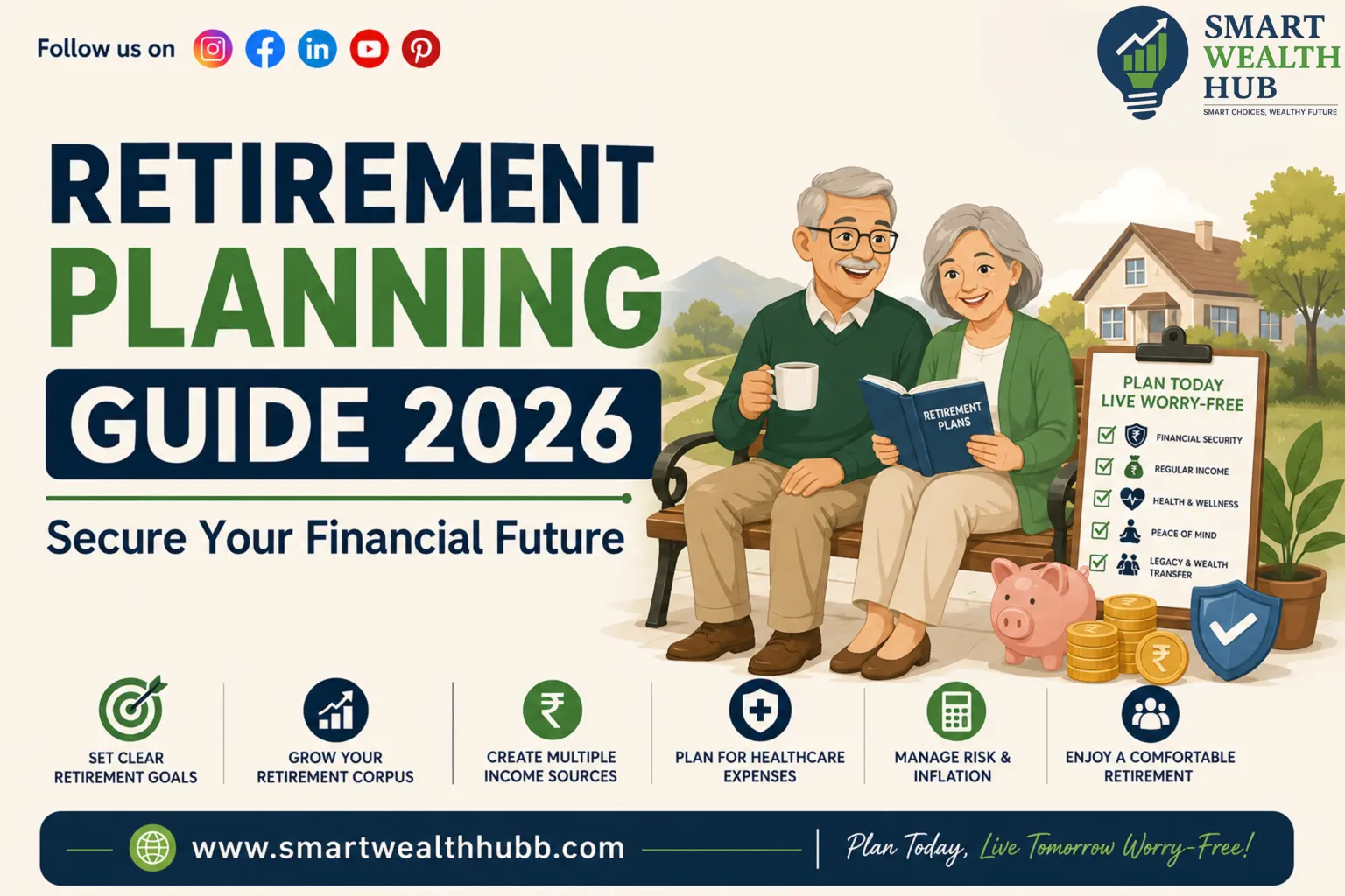 Retirement Planning Guide 2026: Corpus Calculation, Investments, NPS, Tax Benefits & Retirement Income