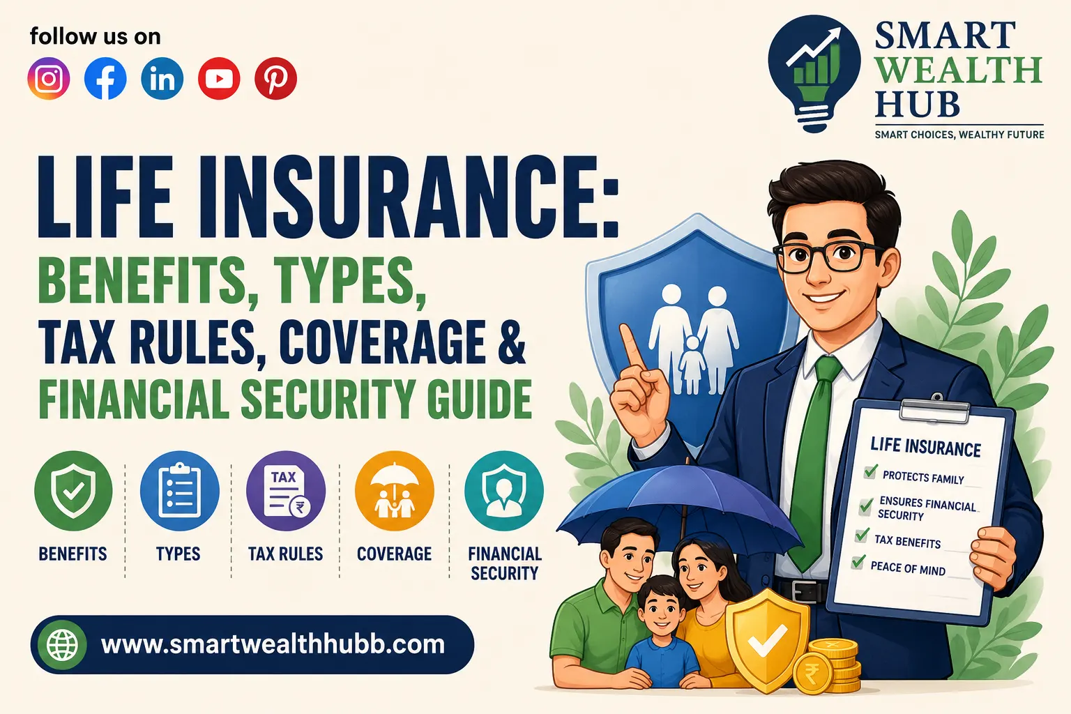 Life Insurance: Benefits, Types, Tax Rules, Coverage & Financial Security Guide
